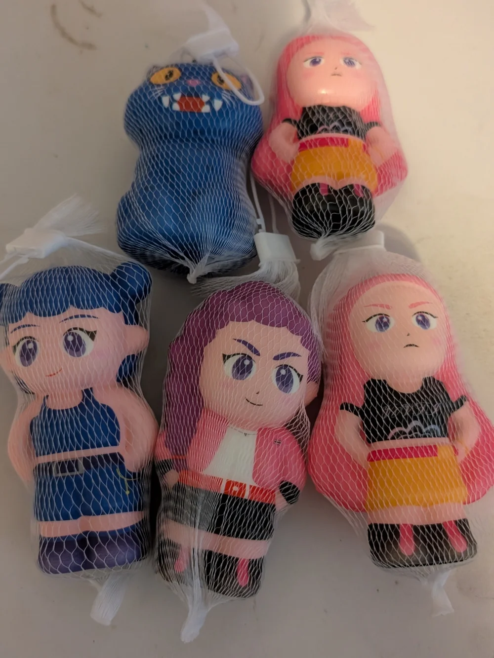 5 New K-pop Demon hunters foam squishy's